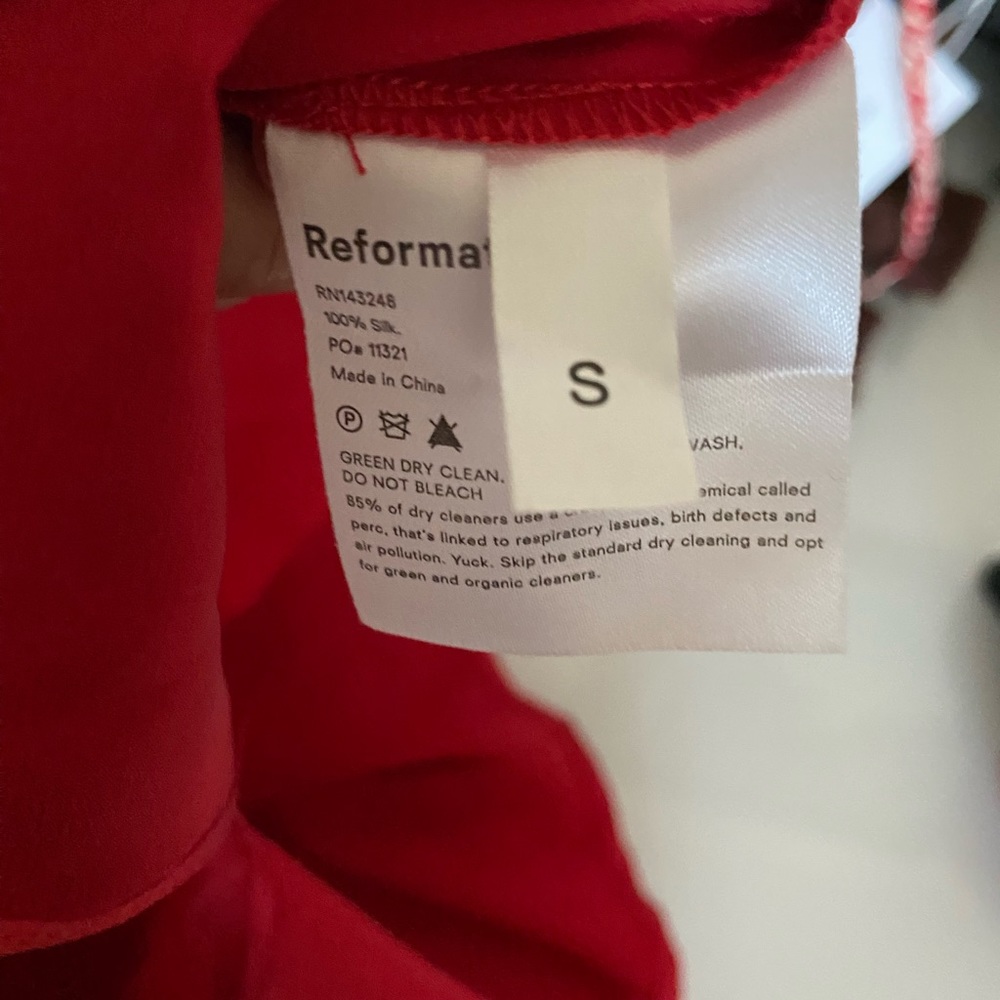 Reformation Cher Silk Slip Dress - Picture 5 of 6